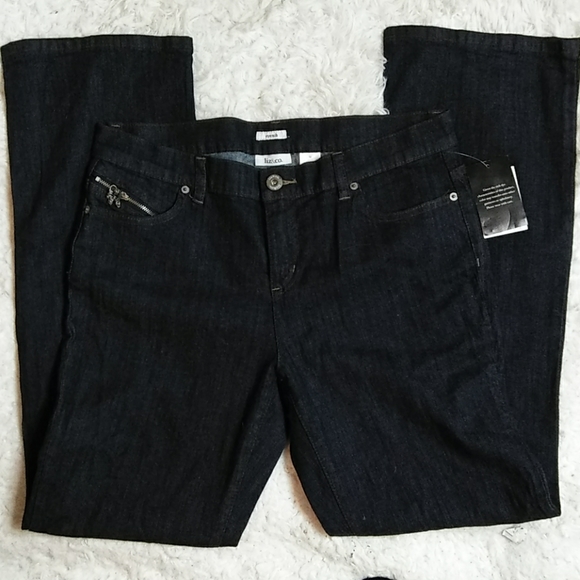 Liz & Co. Jeans with Pocket Zipper Detailing 12 - Picture 3 of 9
